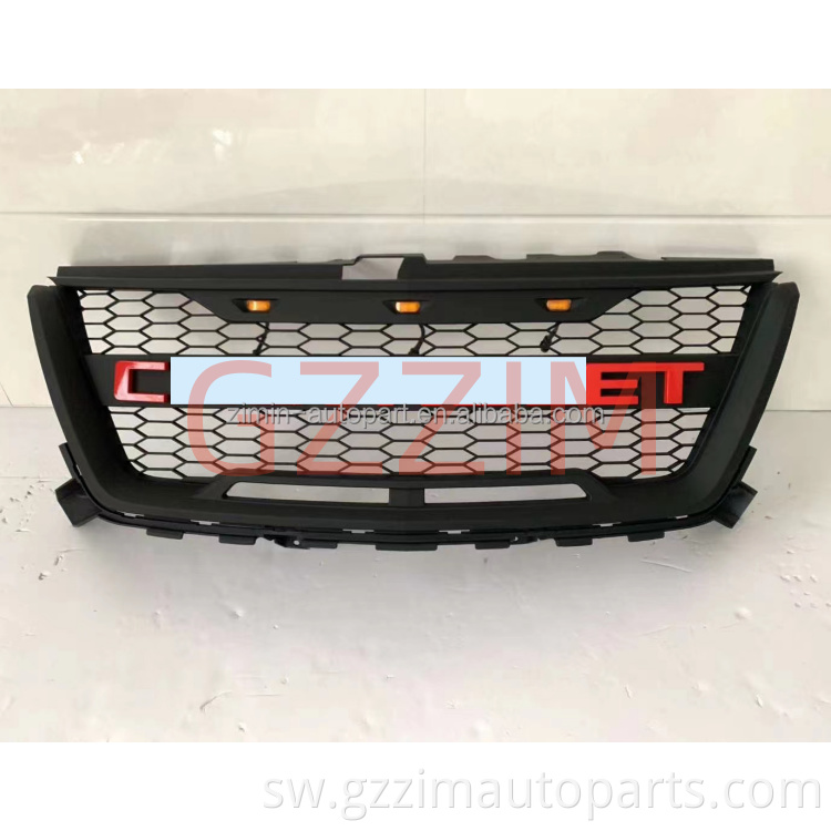 Sehemu za gari grille abs plastiki ya mbele ya grille ya Chevrolet Colorado 2018